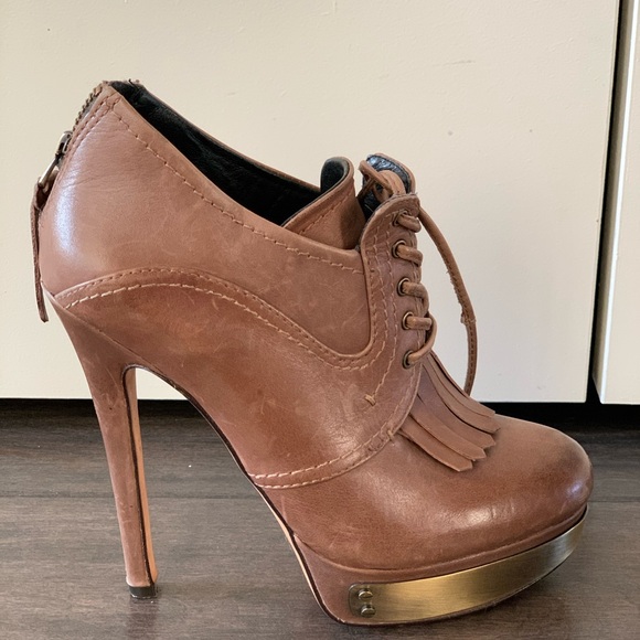 HH leather platform heels - Picture 4 of 5
